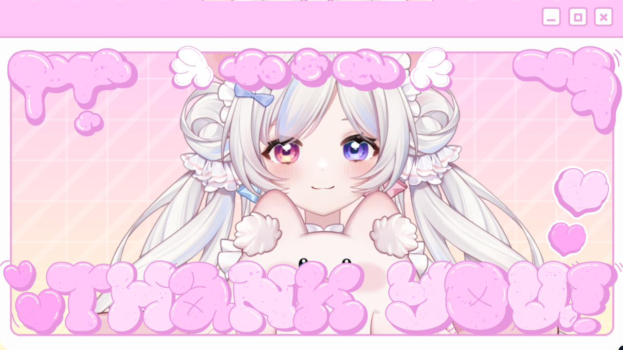 通常サンクスのテンプレプレビュー