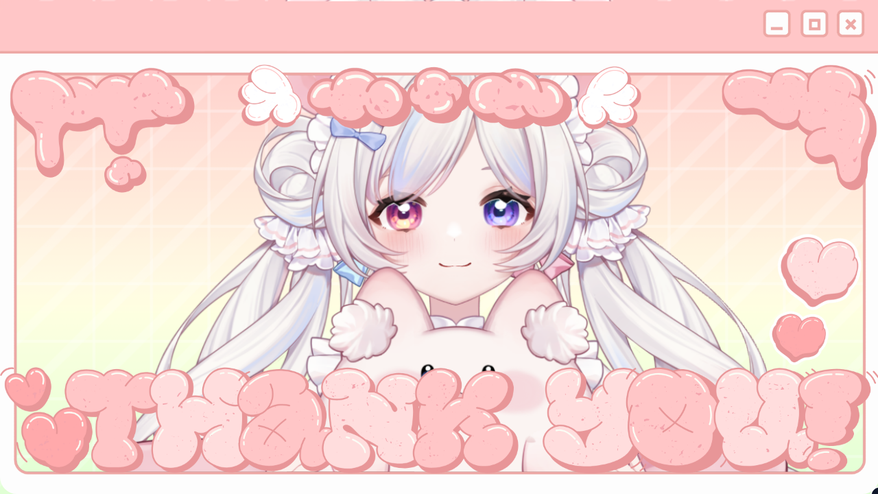 通常サンクスのテンプレプレビュー