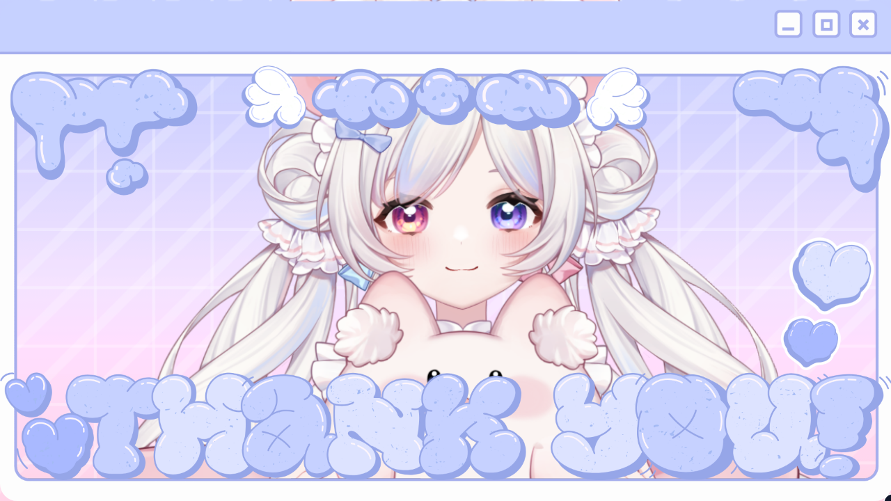 通常サンクスのテンプレプレビュー