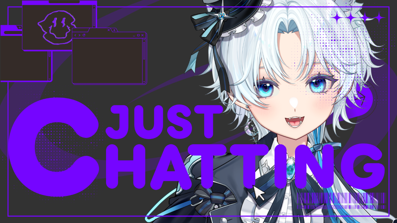 雑談配信のテンプレプレビュー