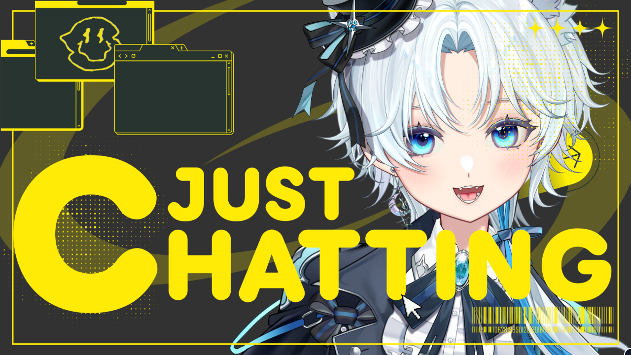 雑談配信のテンプレプレビュー