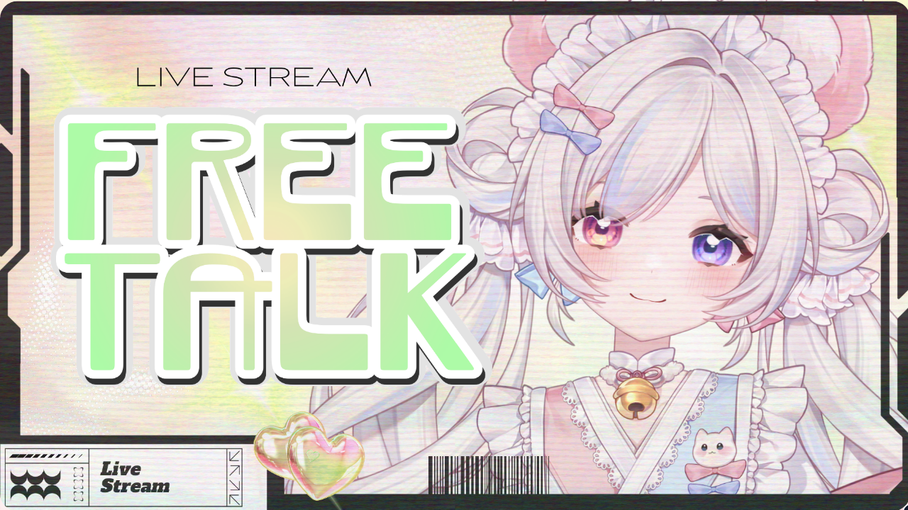 雑談配信のテンプレプレビュー