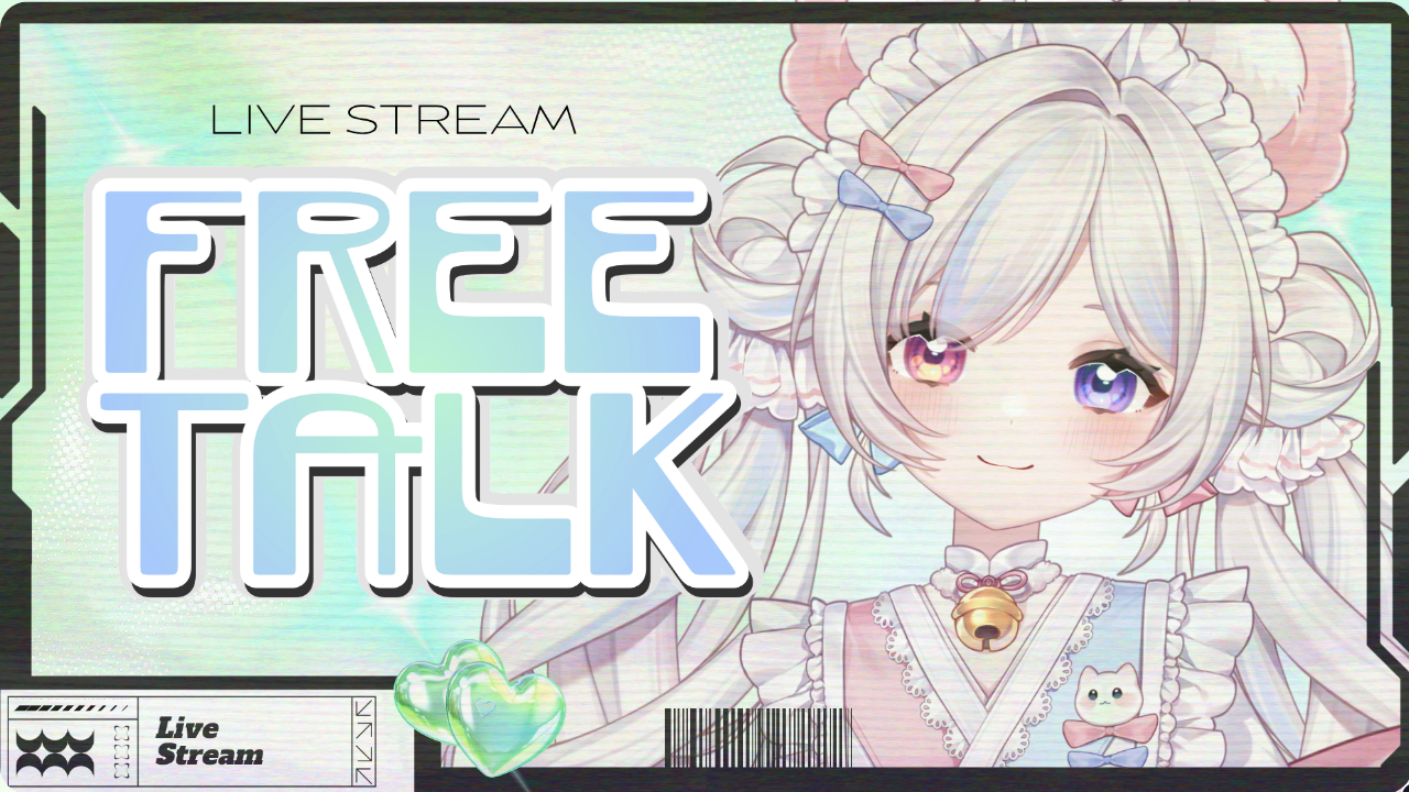 雑談配信のテンプレプレビュー